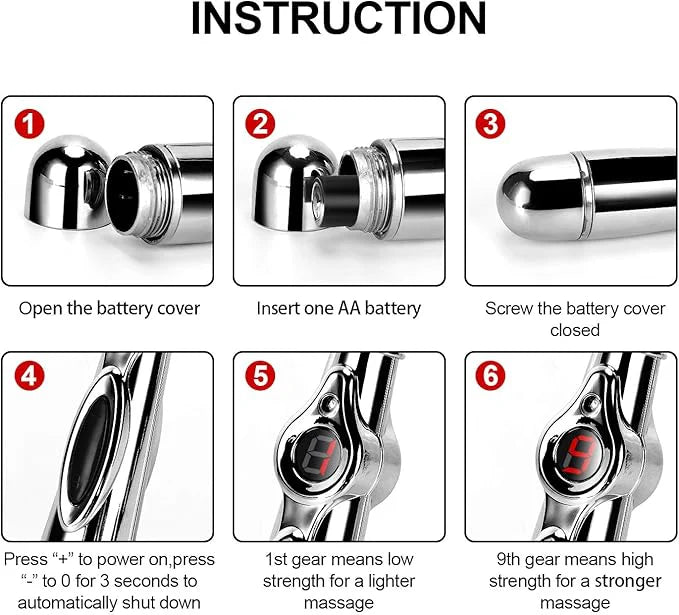 AccuPen™ | Electric Acupuncture Point Massager Pen