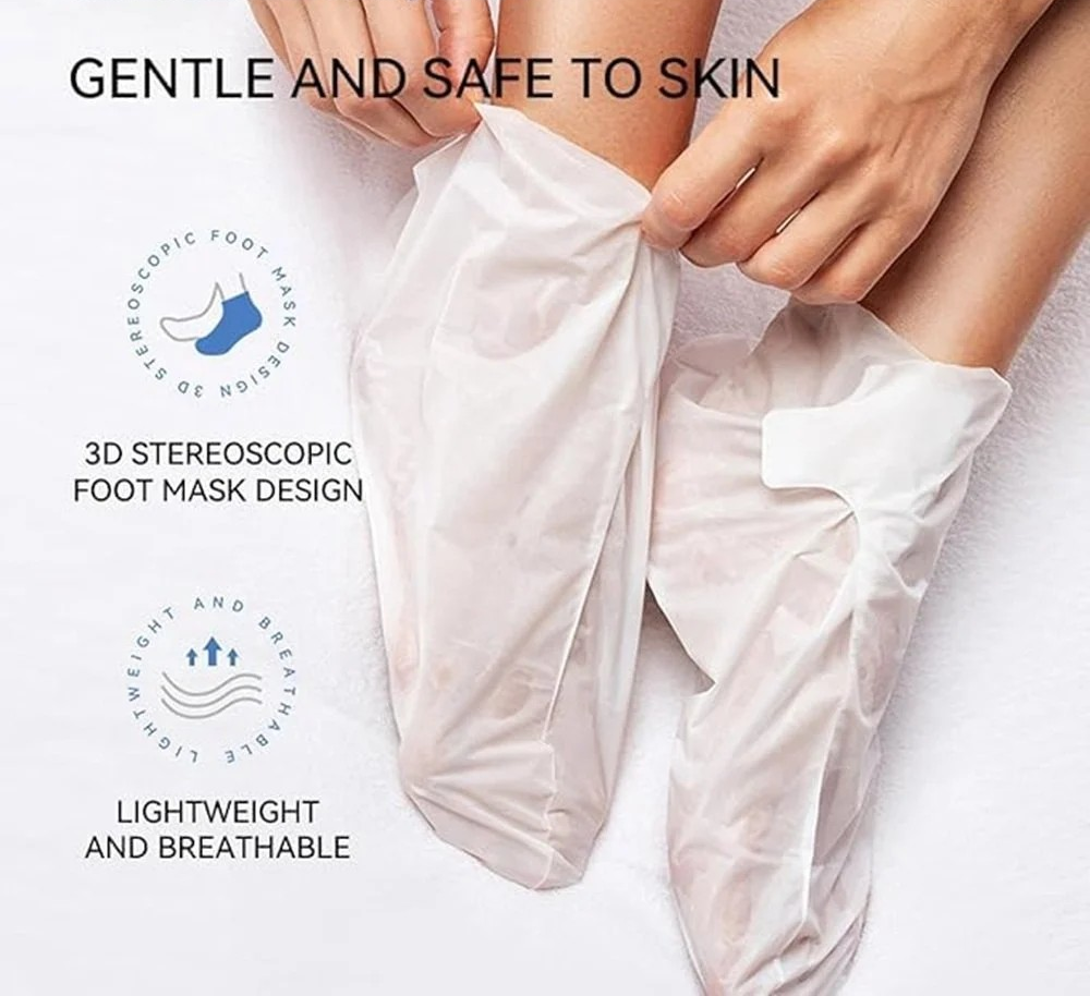 SilkSole™ | Soft Feet Peeling and Exfoliating Mask | With Korean skincare technology