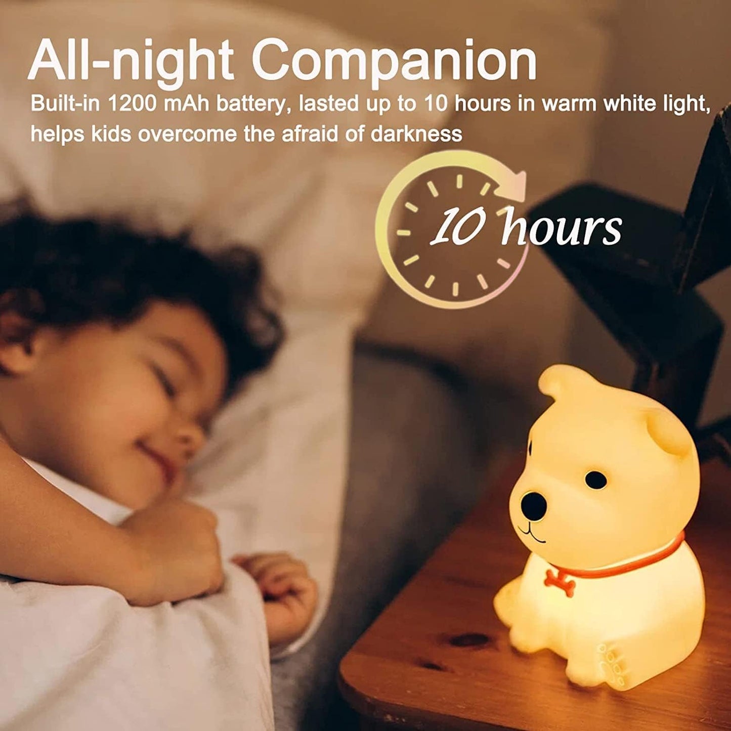 Silicone Dog Night Lamp