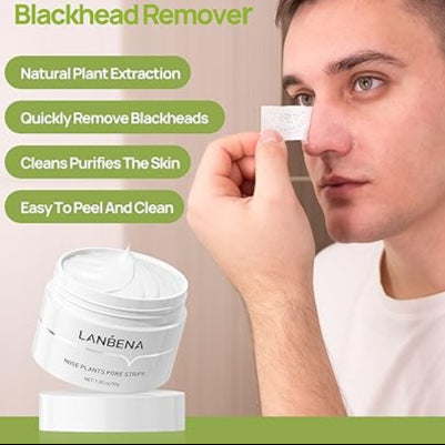 ClearPore™ |  Nose Plant Pore Strips, Blackhead Remover Mask Pore Strips