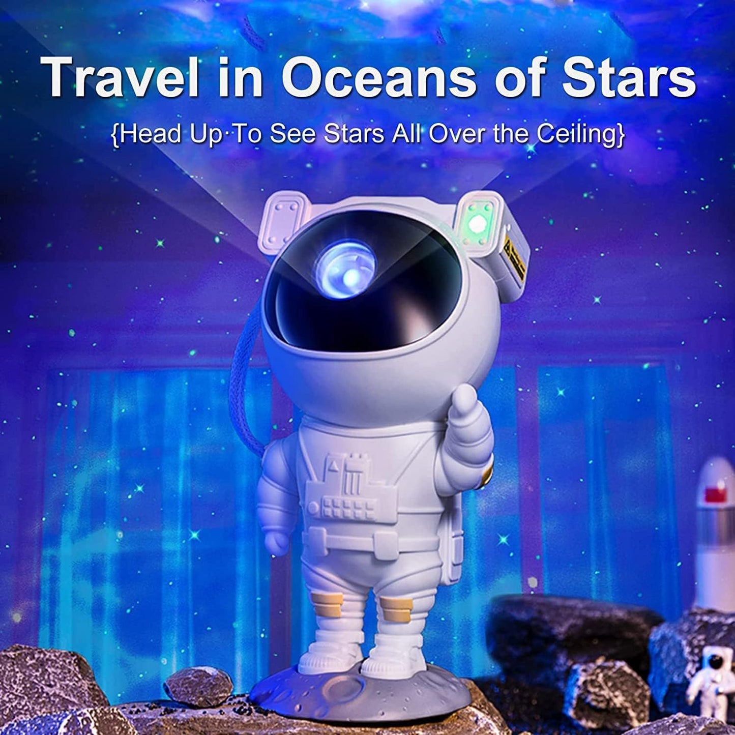 Starry Night Light Astronaut Projector