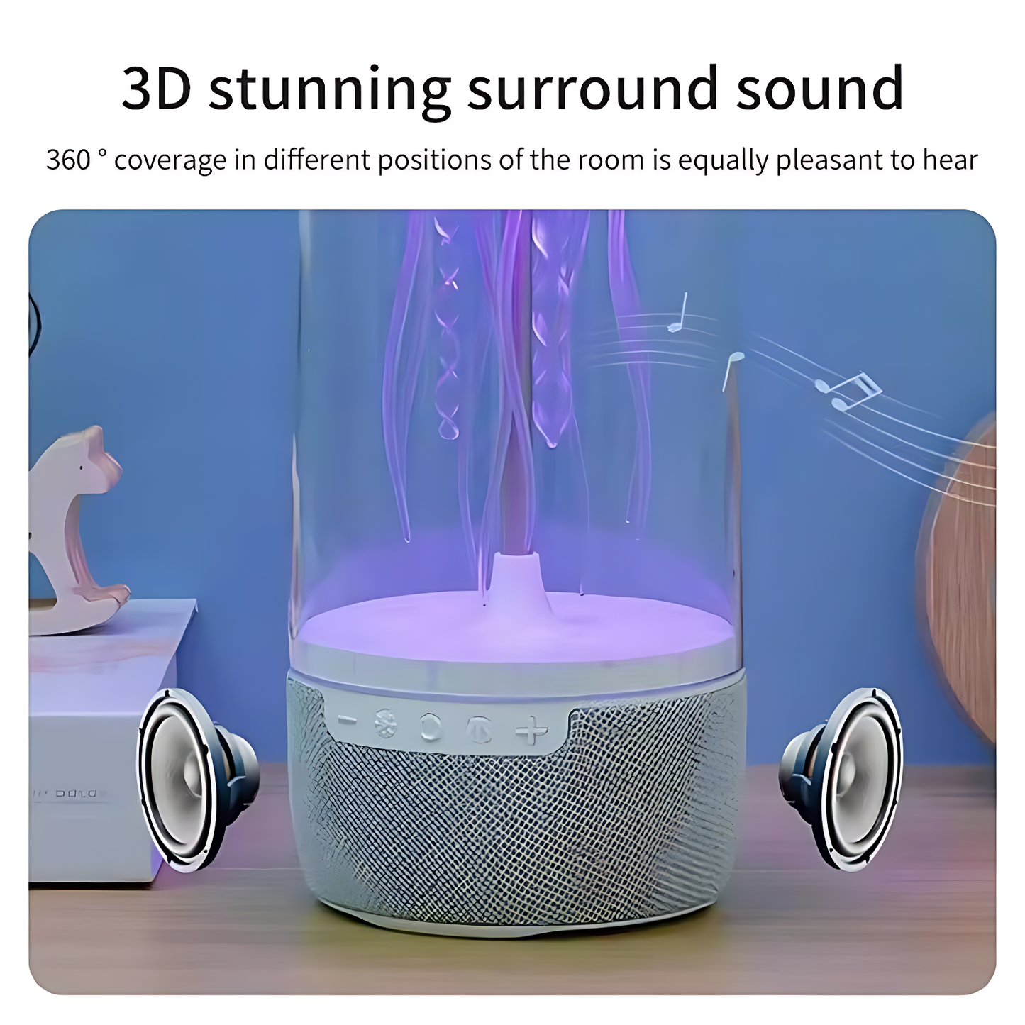 LumiJelly™ | 2 in 1 Jellyfish Speaker Lamp