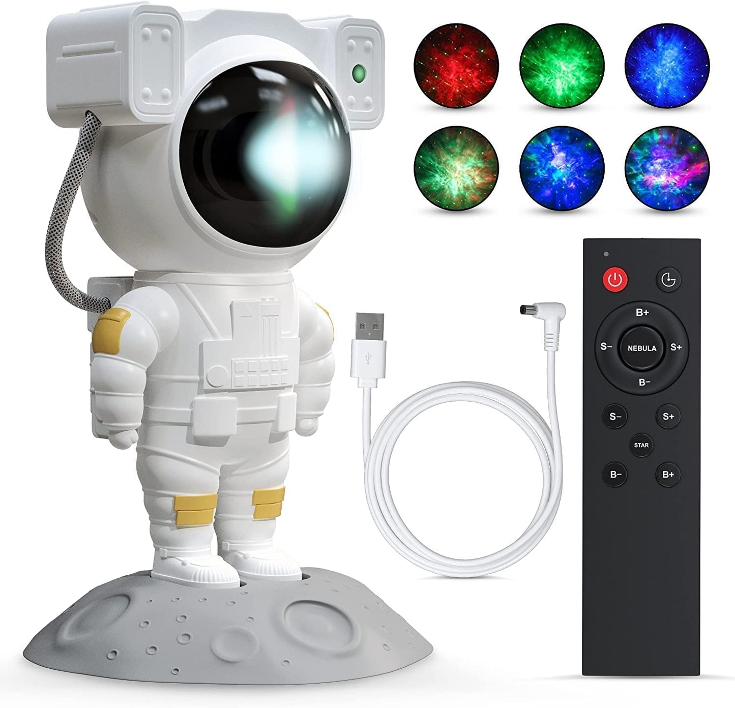 Starry Night Light Astronaut Projector